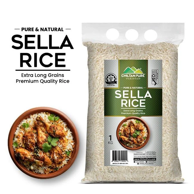 Sella Rice / (سیلا چاول) / Golden Parboiled Perfection Rich Aroma Nutritious & Fluffy Every Time 1kg