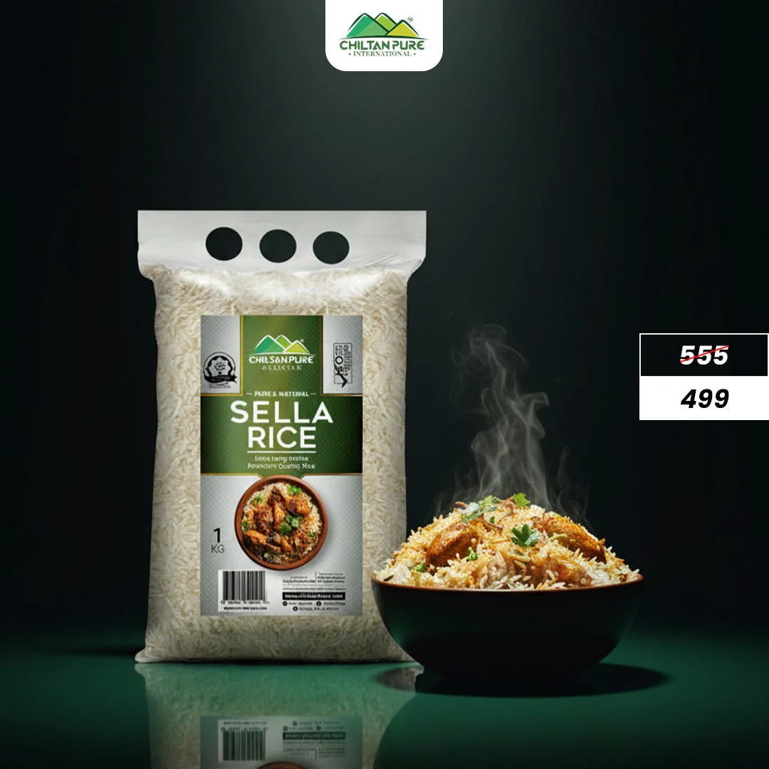 Sella Rice / (سیلا چاول) / Golden Parboiled Perfection Rich Aroma Nutritious & Fluffy Every Time 1kg - Image 2