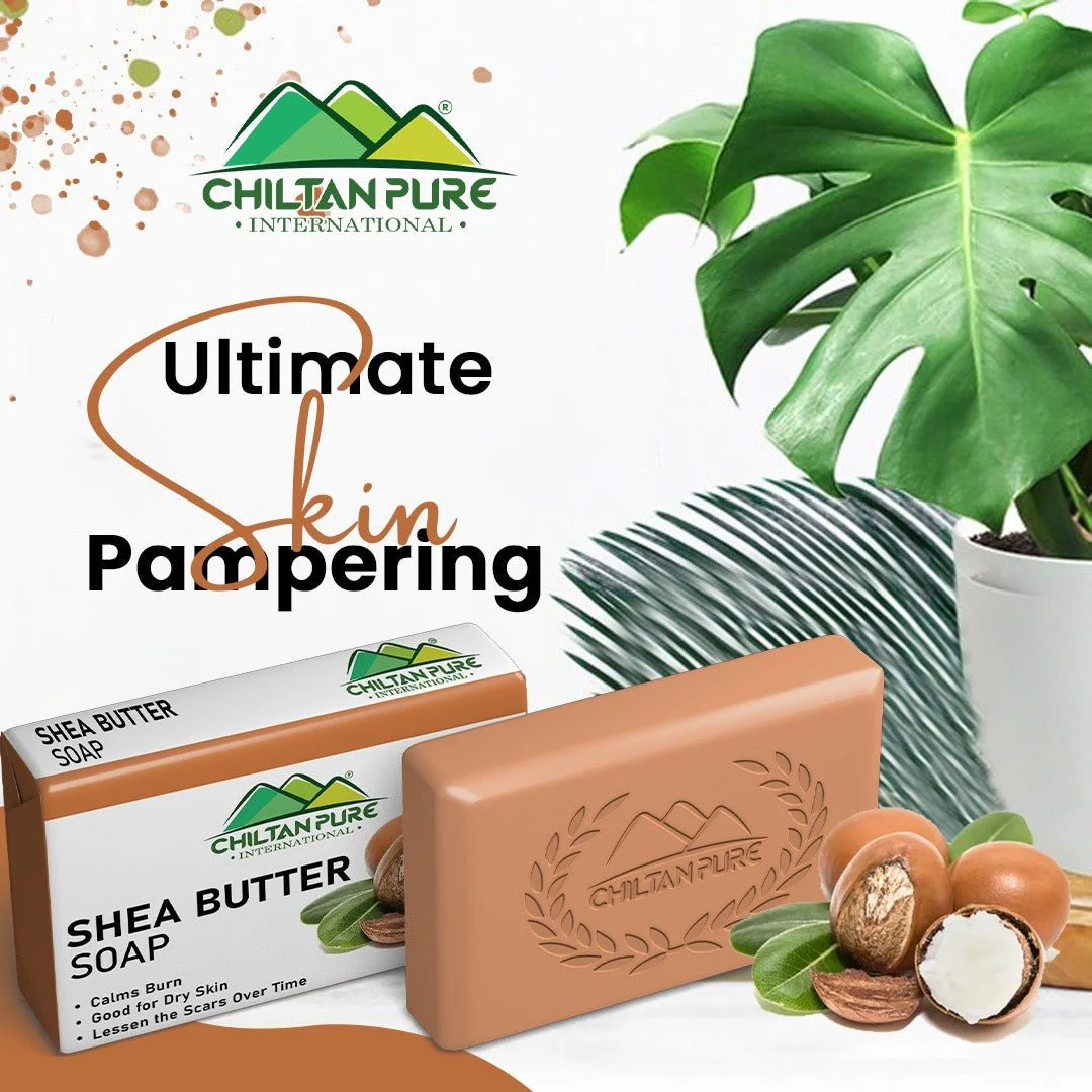 Shea Butter Soap – Calms Burn & Good for Dry Skin - Image 3