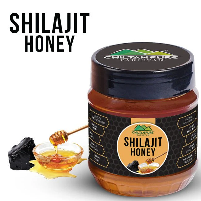 Shilajit Honey - Made with Fresh Gold Blood of Mountains, Good for Heart Health, Improves Brain Function, Effective Relief in Joints Pain / XXX