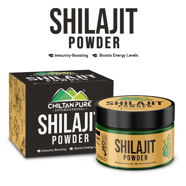 Shilajit Powder - Nature’s Pure Gift, Helps in Healthy Brain Functioning, Boosts Immunity & Energy Levels / XXX