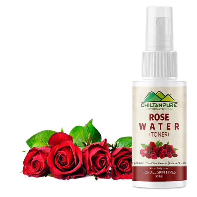 Rose Floral Water [Pocket Size 50ml] – Immerse Your Skin With Our Hydrating Facial Toner, Perfect For Dewy & Radiant Skin, Use As A Makeup Remover