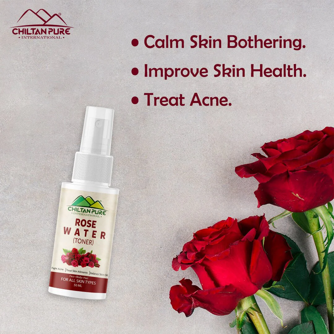 Rose Floral Water [Pocket Size 50ml] – Immerse Your Skin With Our Hydrating Facial Toner, Perfect For Dewy & Radiant Skin, Use As A Makeup Remover - Image 2