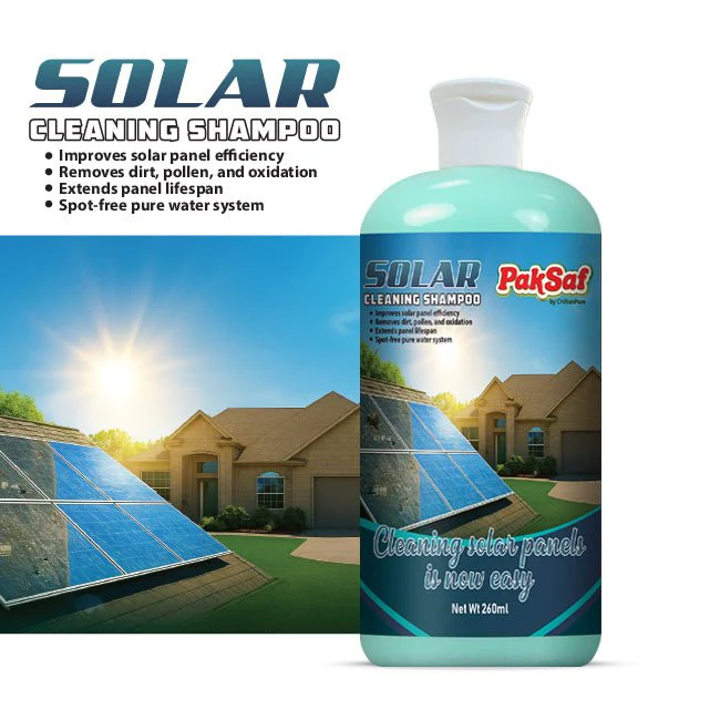 Solar Cleaning Shampoo / Powerful Dirt Removal & Shine for Solar Panels