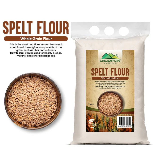 Spelt Flour / اسپیلٹ گندم کا آٹا / Milled from high-quality spelt grains