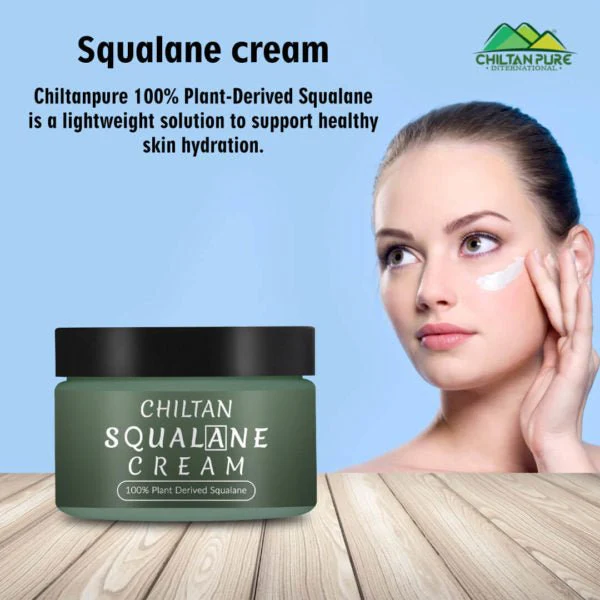 Squalane Cream – Hydrated skin looks better, 100% pure Plant-Derived Squalane Cream - Image 3