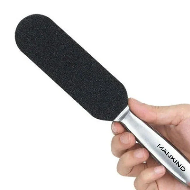 Foot Scrubber / Stainless Steel / For Dead Skin Removal / Heavy Duty Pedicure Tool for Smooth & Soft Heels - Image 2