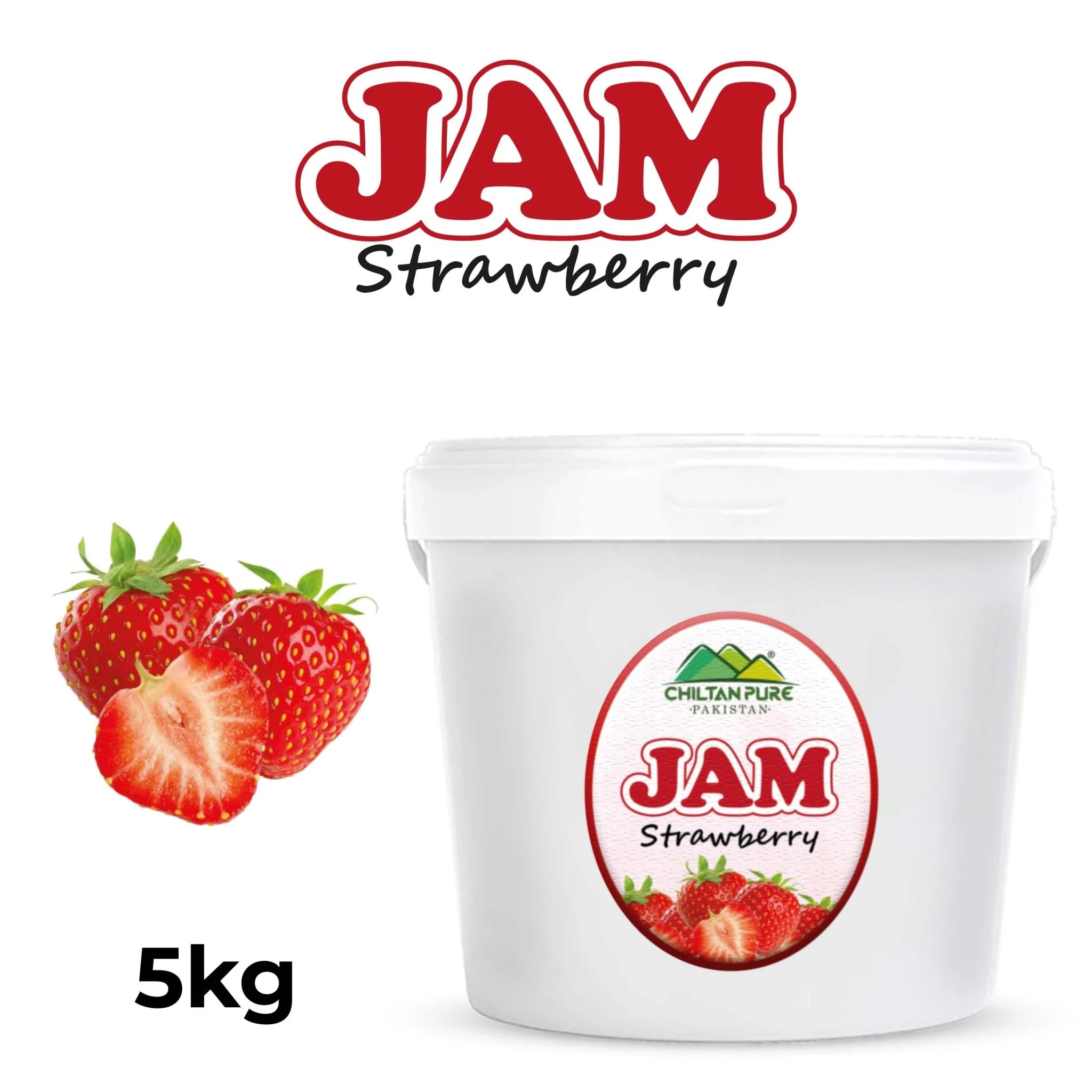 Strawberry Jam 5kg Institutional Bulk For HORECA Family, Hotels, Restaurants, Catering ,Cafes