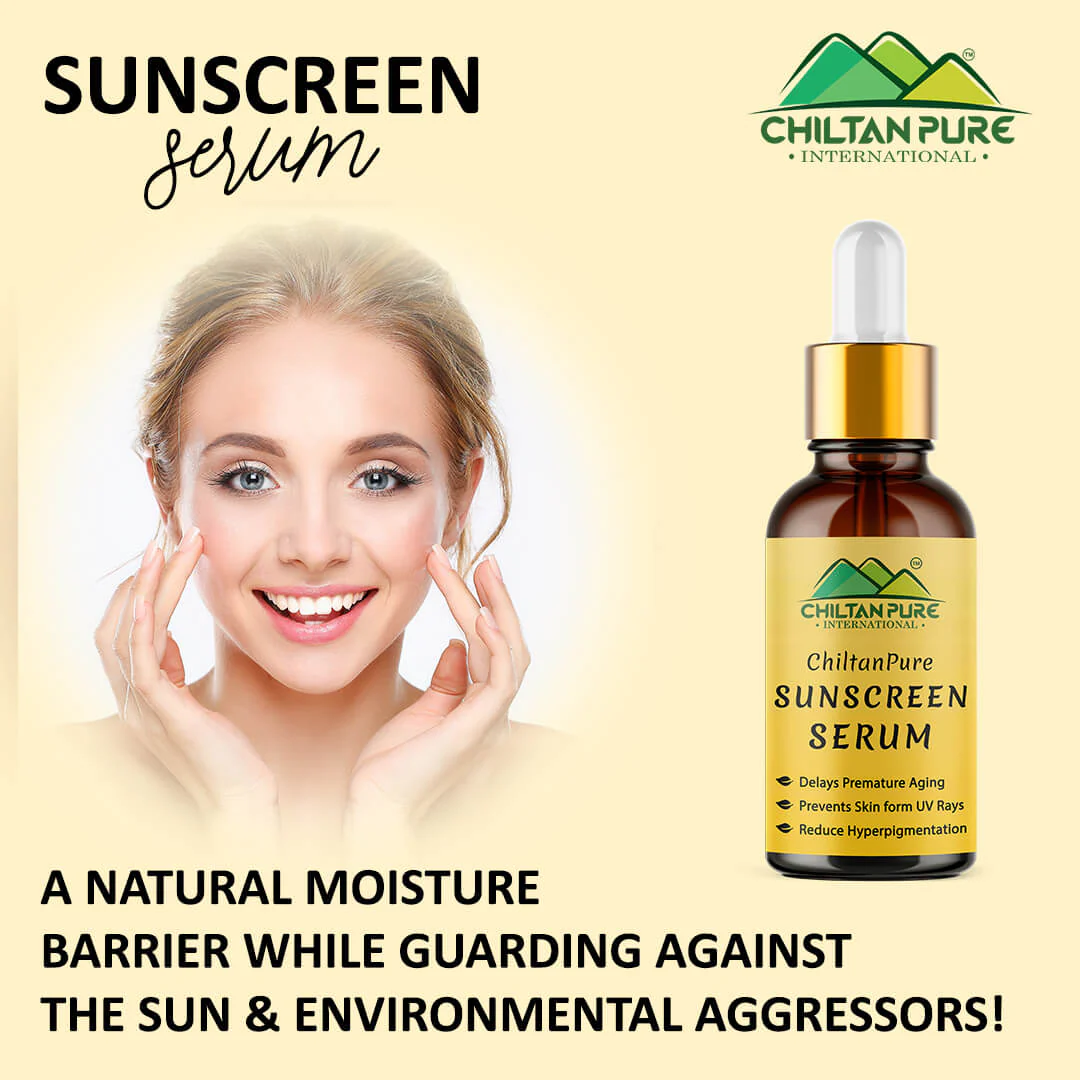 Sunscreen Serum – Delays Premature Aging, Prevents Skin from UV Rays, Reduce Hyperpigmentation & Risk of Skin Cancer 30ml - Image 3