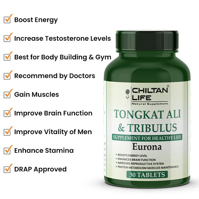 Tongkat Ali Tribulus 30 Tablets / ( Gokhru Khurd – گھوکھرو خورد / بھکھڑا )