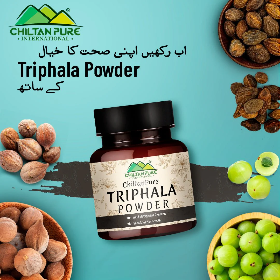 Triphala Powder – Wards off Digestive Problems, Stimulates Hair Growth, Natural Laxative & Aids in Weight Loss - Image 2