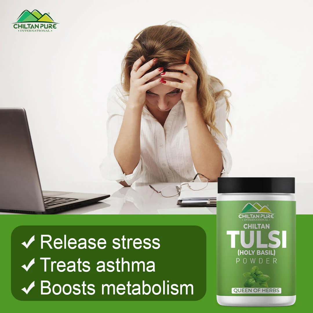Tulsi (Holy Basil) Powder – Eat the best, rich in vitamin C, immune booster, Contains anti-bacterial & anti fungul properties 🌱  جنت کا پودا - Image 4