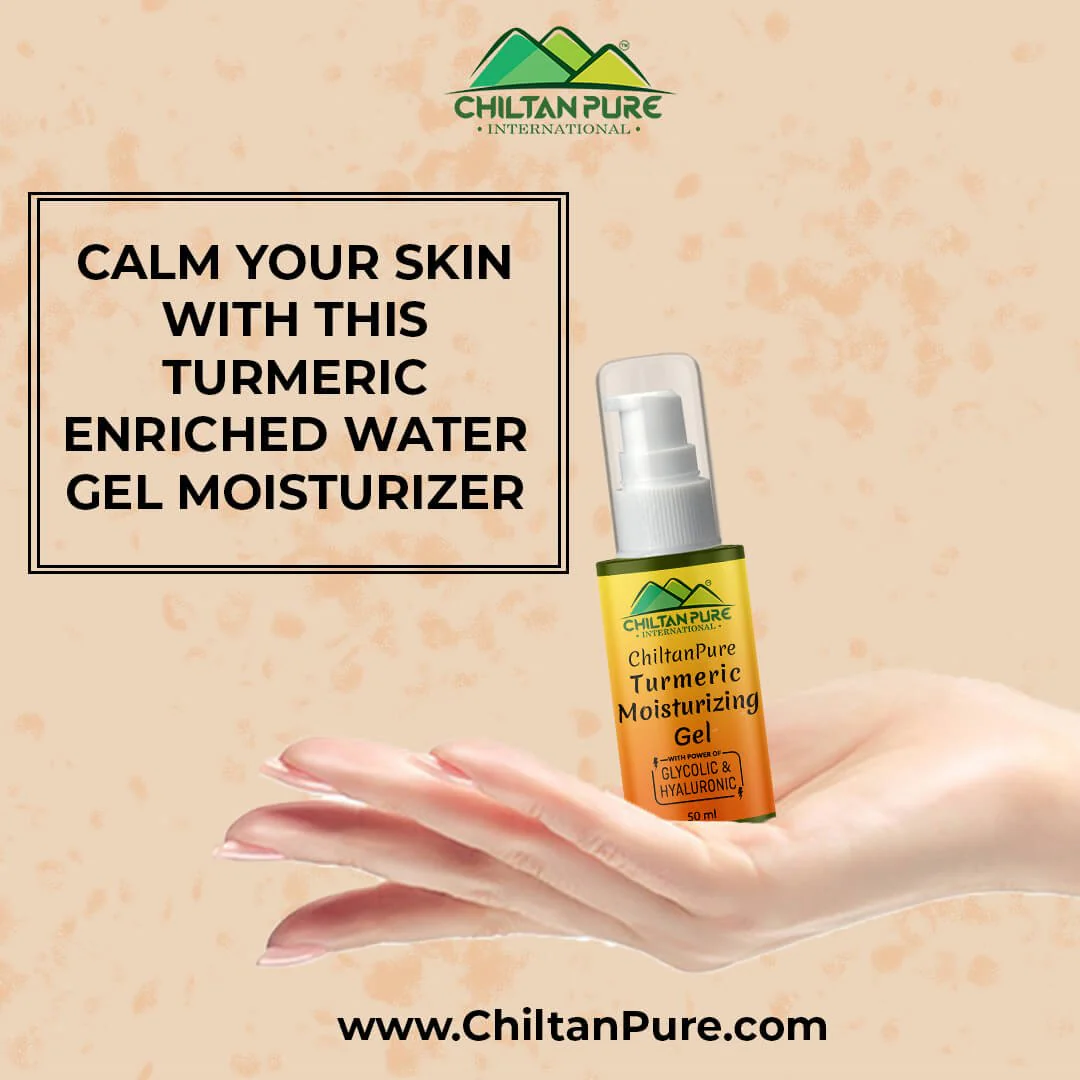 Turmeric Moisturizing Gel – Activated with Hyaluronic, Glycolic Acid & Remove Impurities - Image 2