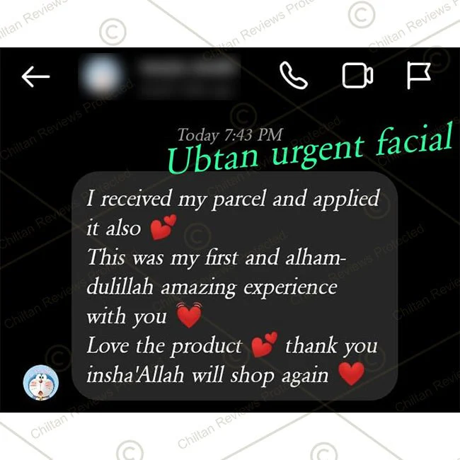 Ubtan Urgent Facial – Natural Goodness of Herbs for Glowing Skin in Just a Few Minutes 5️⃣ ⭐⭐⭐⭐⭐ RATING - Image 3