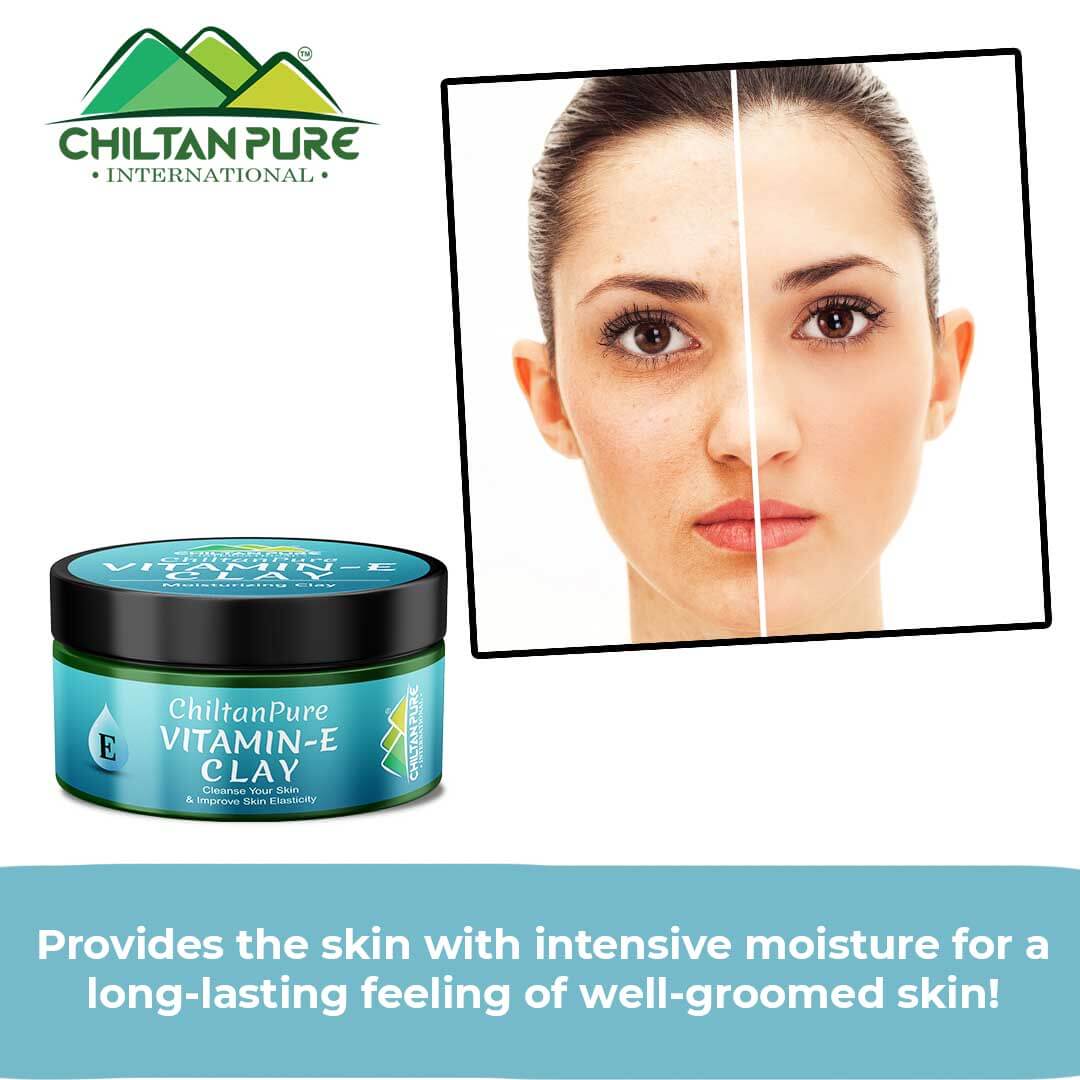 Vitamin E Clay - An Effective Natural Barrier to the Sun - Remove Impurities, Good for skin Hydration, Save skin from free radicals, Prevent Wrinkles from Face - Image 4