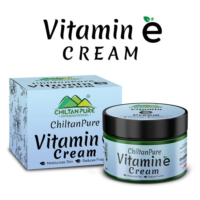 Vitamin E Cream - Nurtures Skin, Reduced Aging Symptoms, and Nourishes the skin