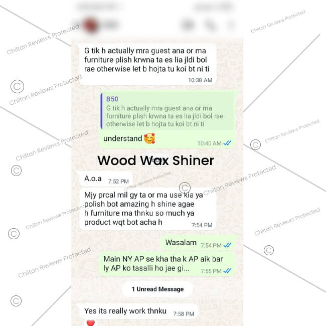 Wood Wax Shiner 🌲 Enhances Color of Wood Surface, Protects Against Dirt, and Give Shine - Image 2