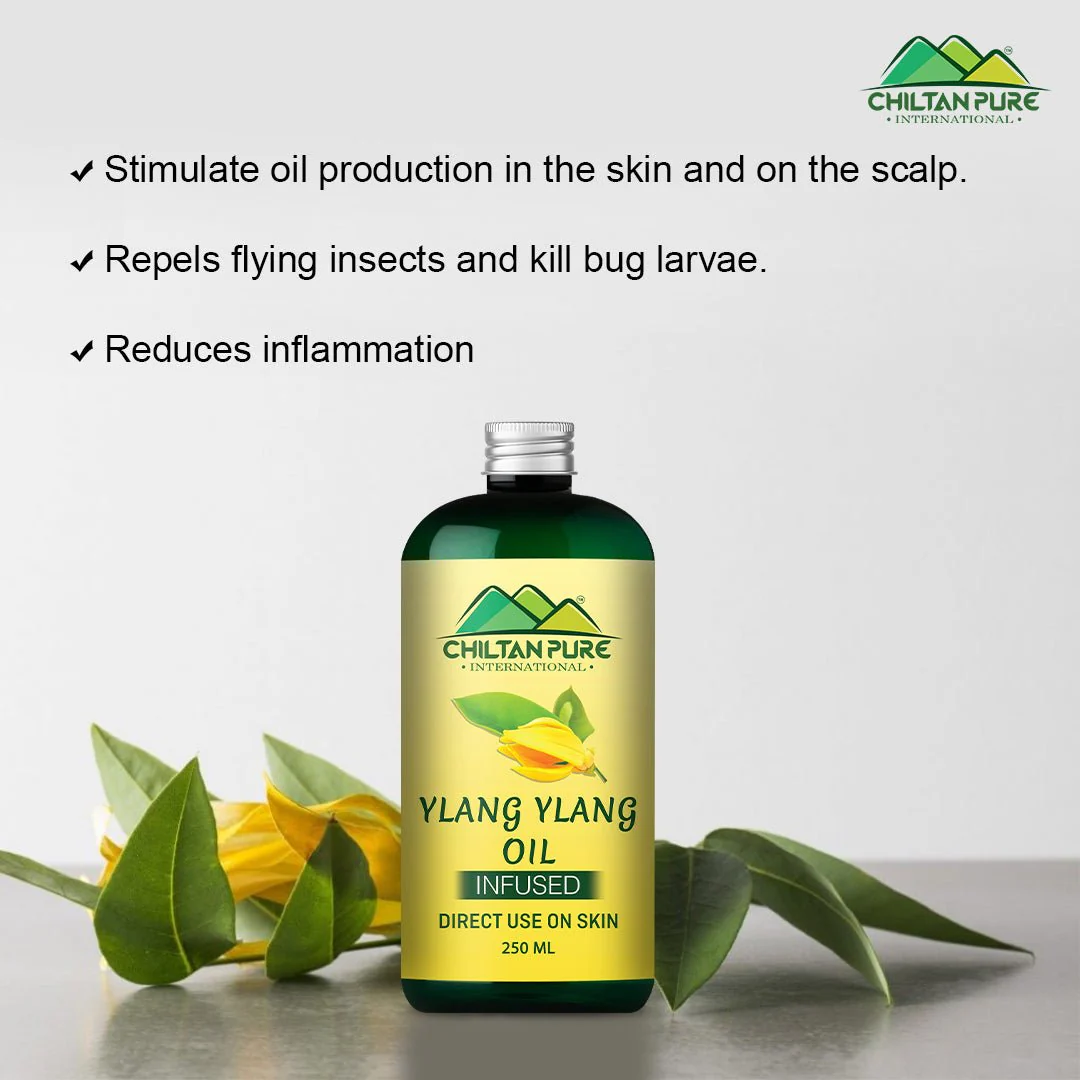 Ylang Ylang Oil - Enhances mood, improves skin health, Boosts digestion - 100% pure organic [Infused] - Image 2