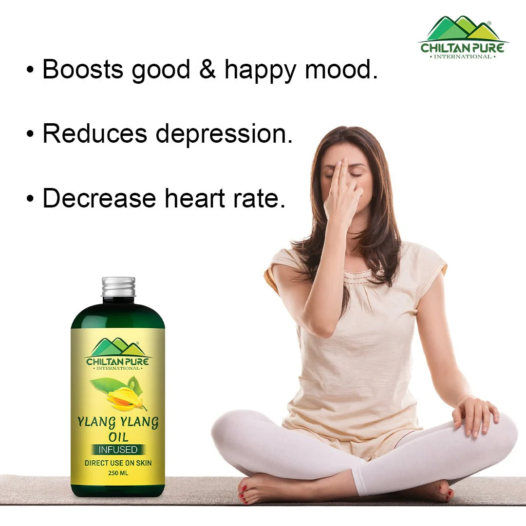 Ylang Ylang Oil - Enhances mood, improves skin health, Boosts digestion - 100% pure organic [Infused] - Image 4